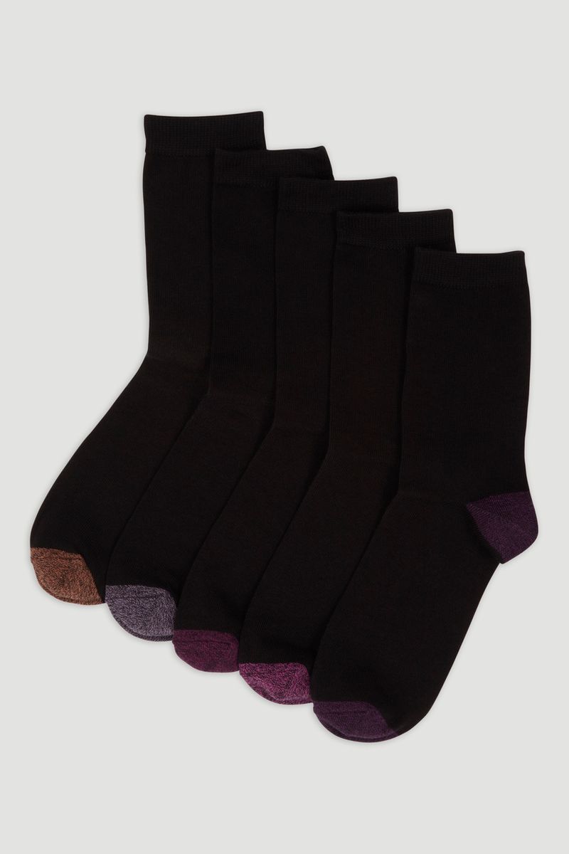 5 Pack Dark Berry socks