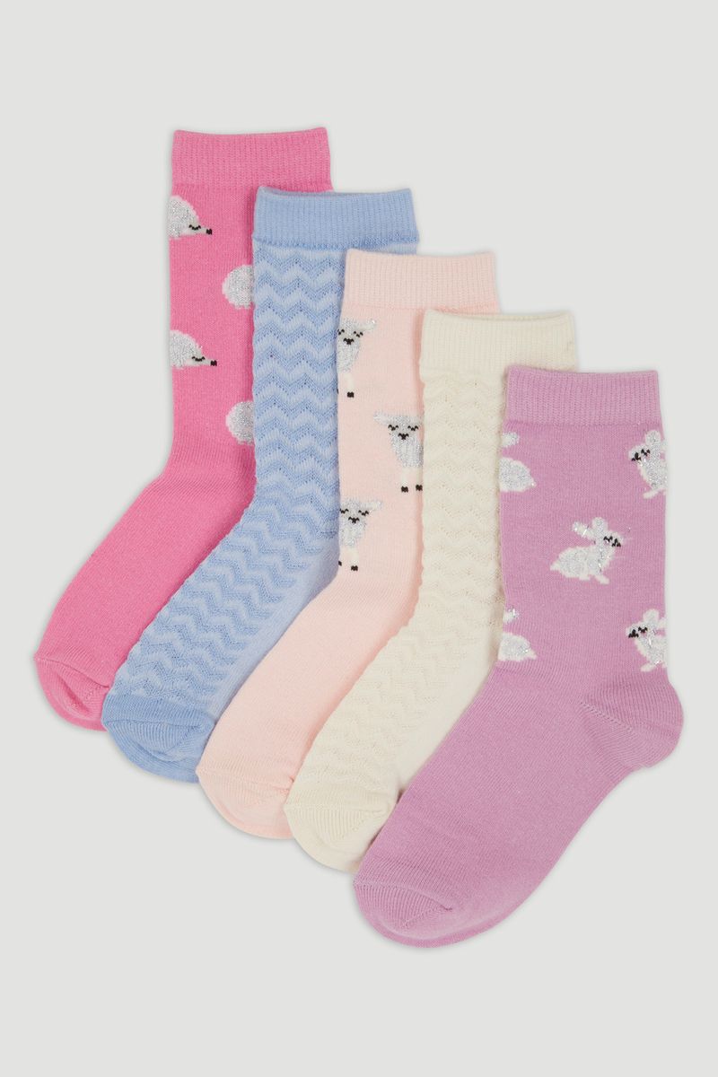5 Pack Animal Socks