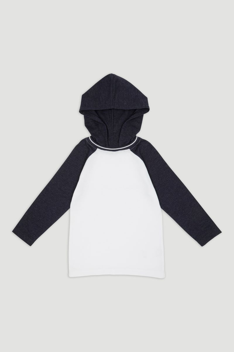 Hooded Raglan Long Sleeve T-shirt