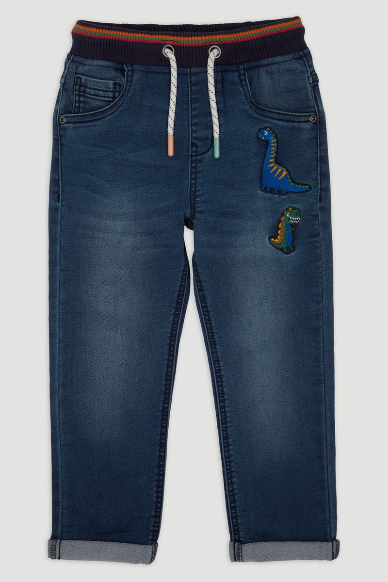 Dino Embroidery Jeans