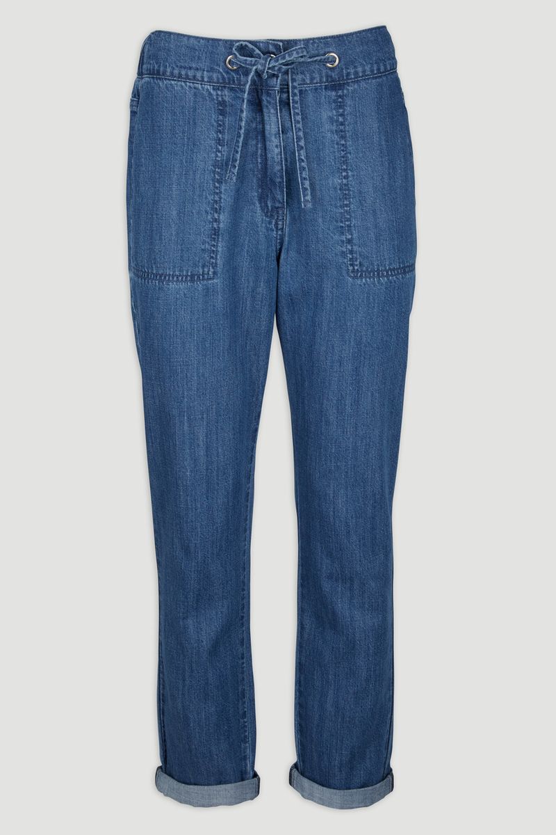 Relaxed Denim Trousers