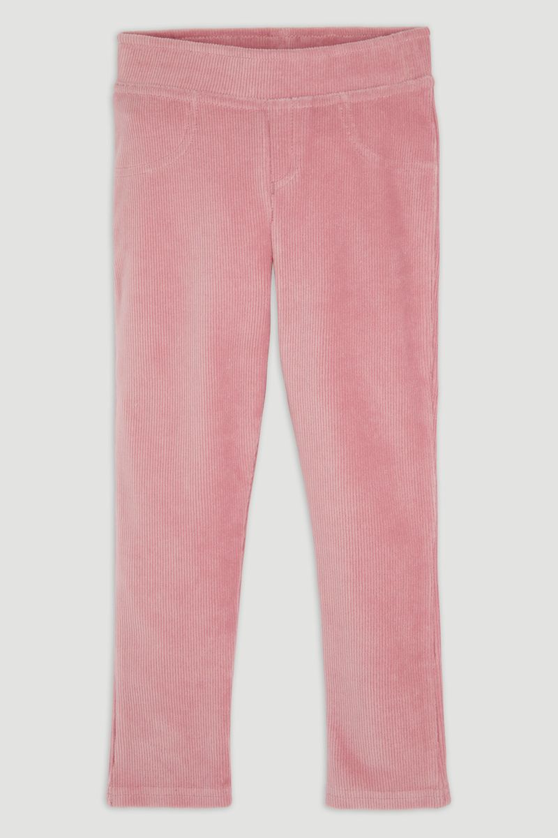 Pastel Pink Velour Leggings