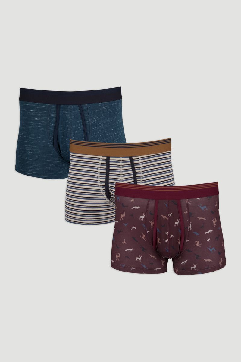 3 Pack Animal Trunks