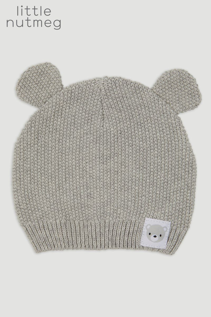 Little Nutmeg Grey Bear Hat