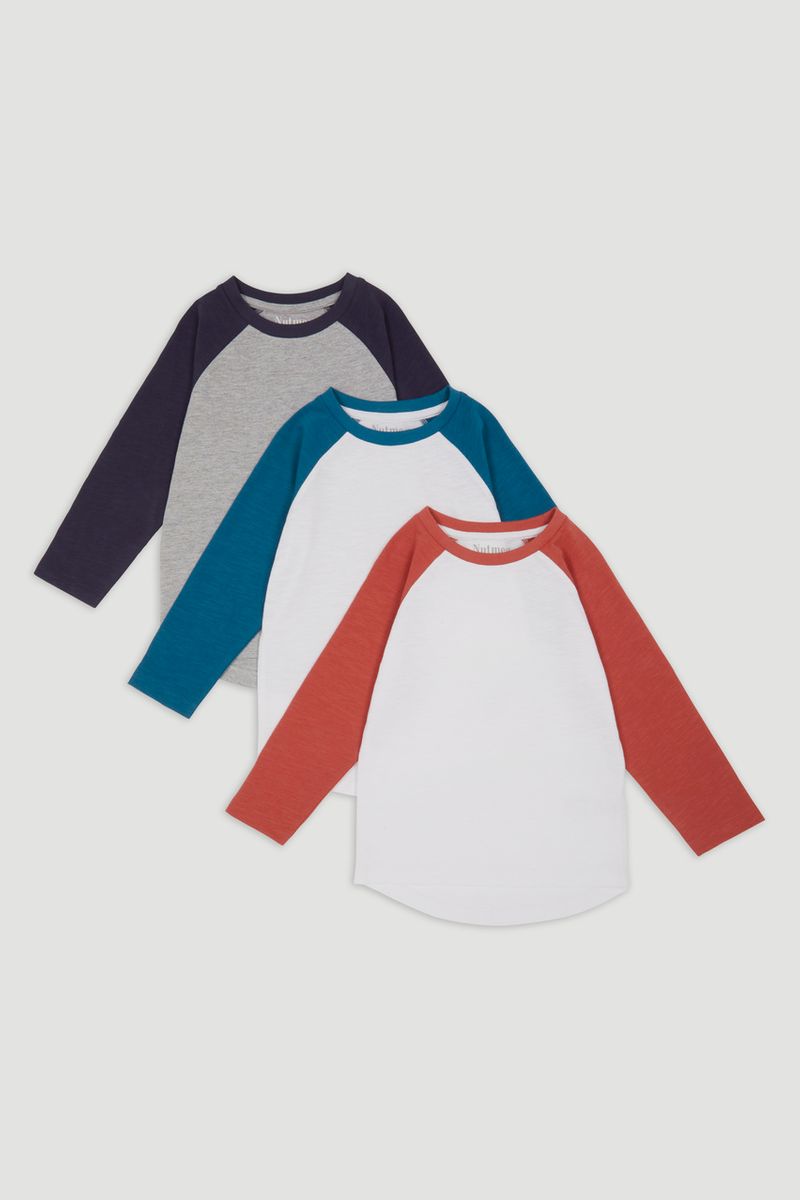 3 Pack Raglan T-shirts