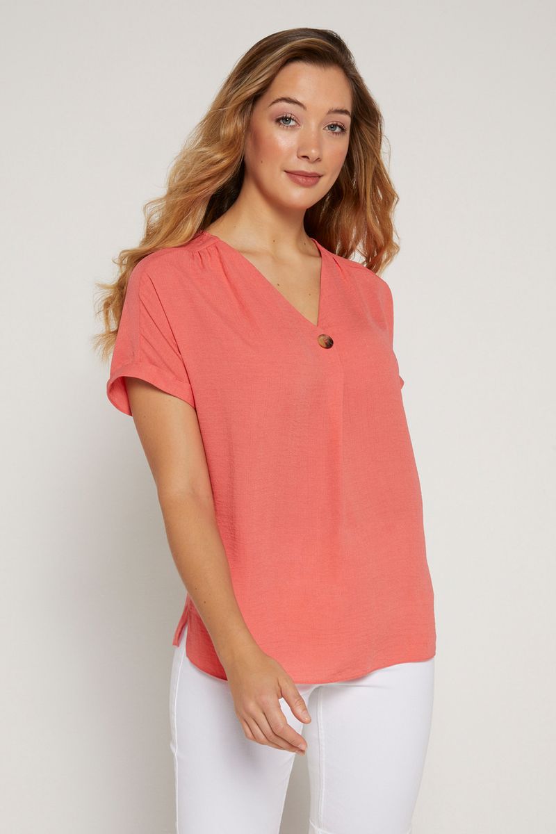 Coral Overhead Shirt