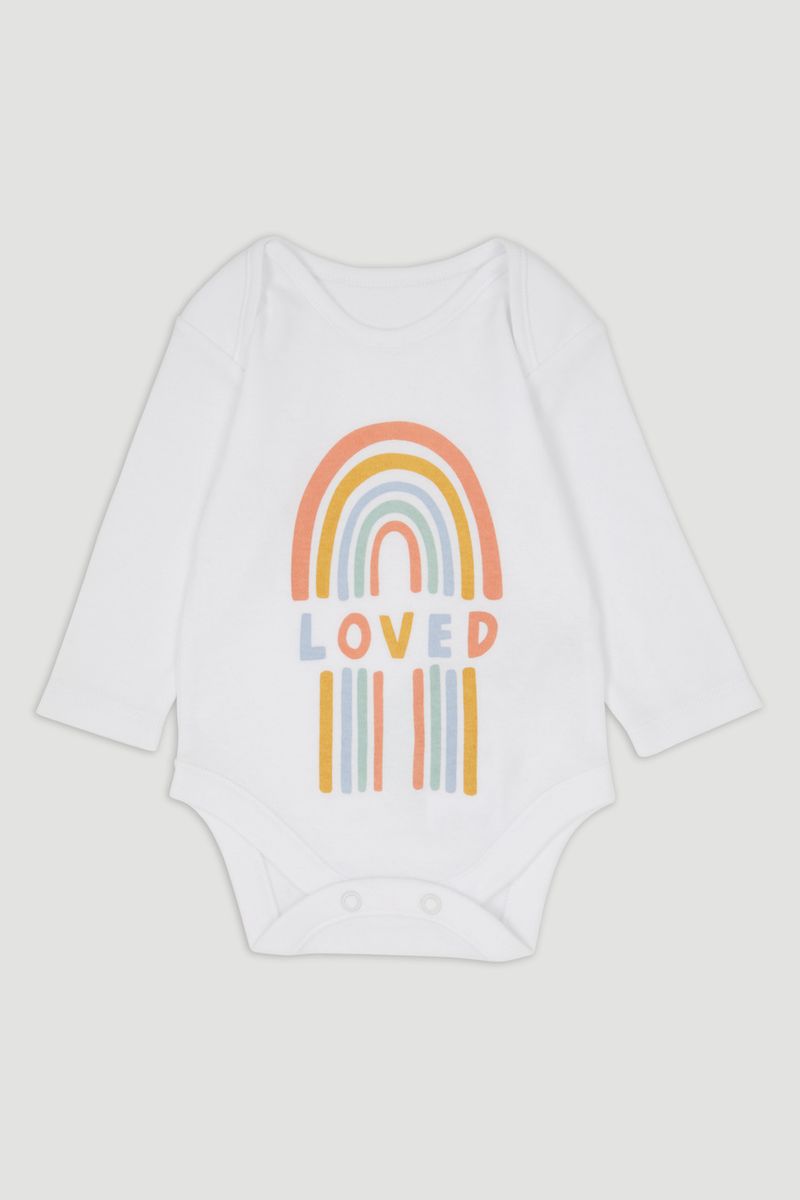 Rainbow Long Sleeve Bodysuit