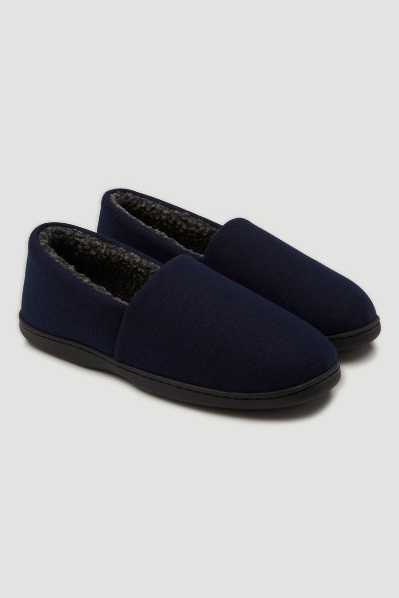 Navy Comfort Slippers