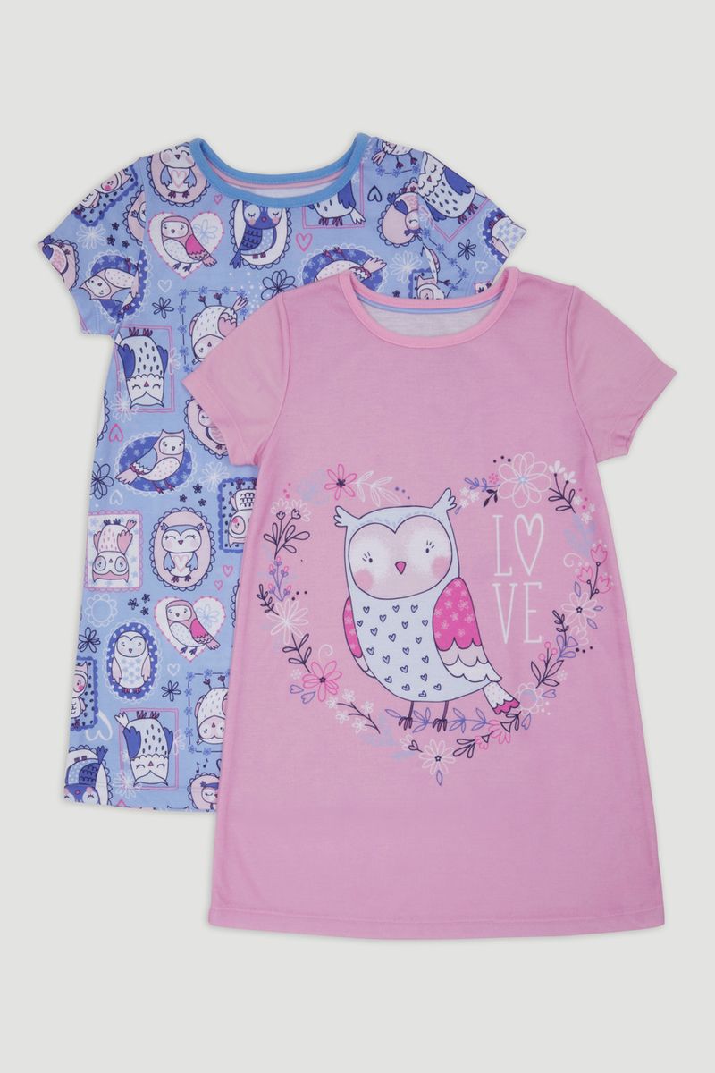2 Pack Owl Forest Nighties