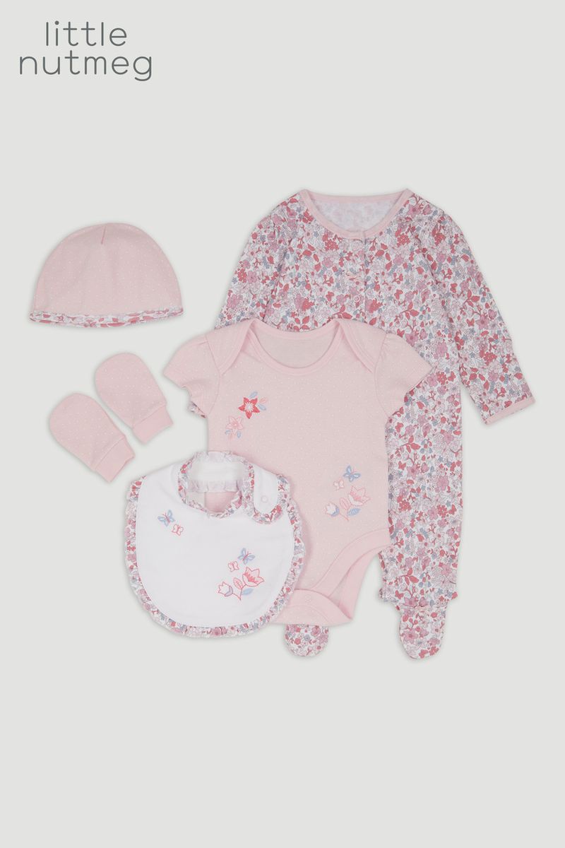 Little Nutmeg 5 Piece Floral Starter Set