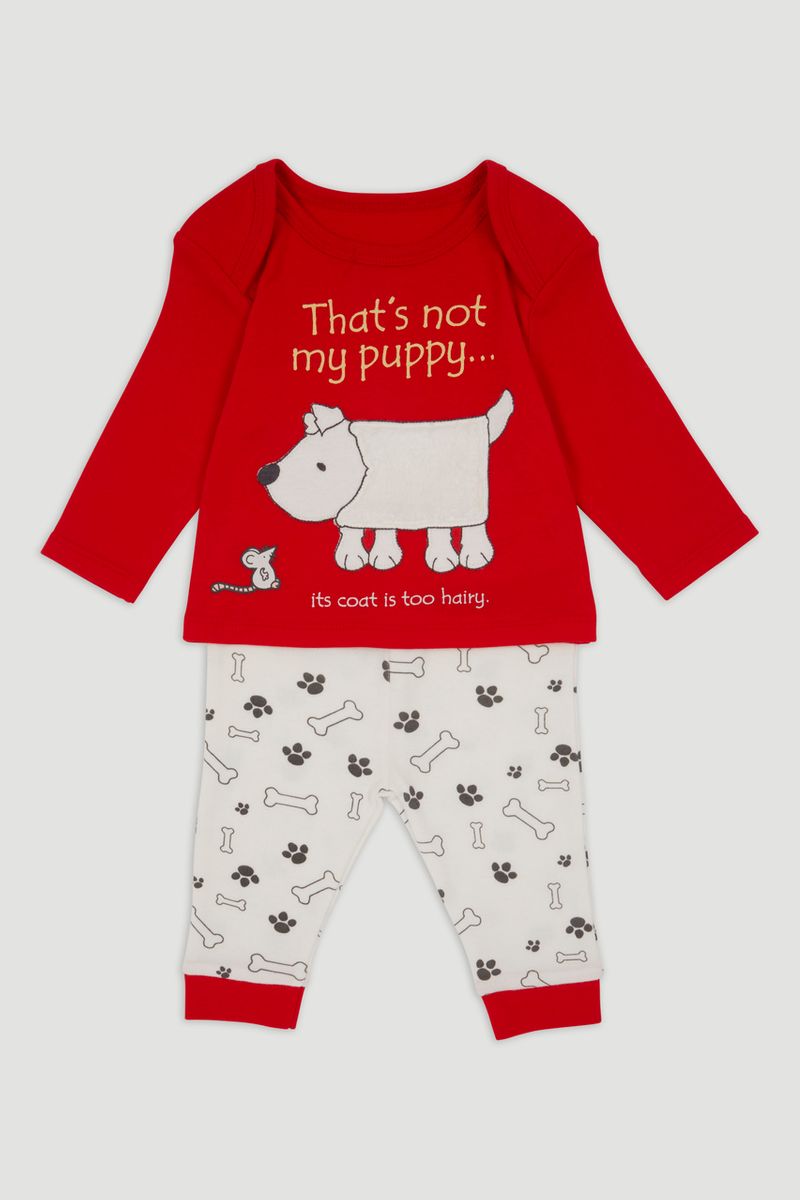 Red That's Not My Puppy Pyjamas