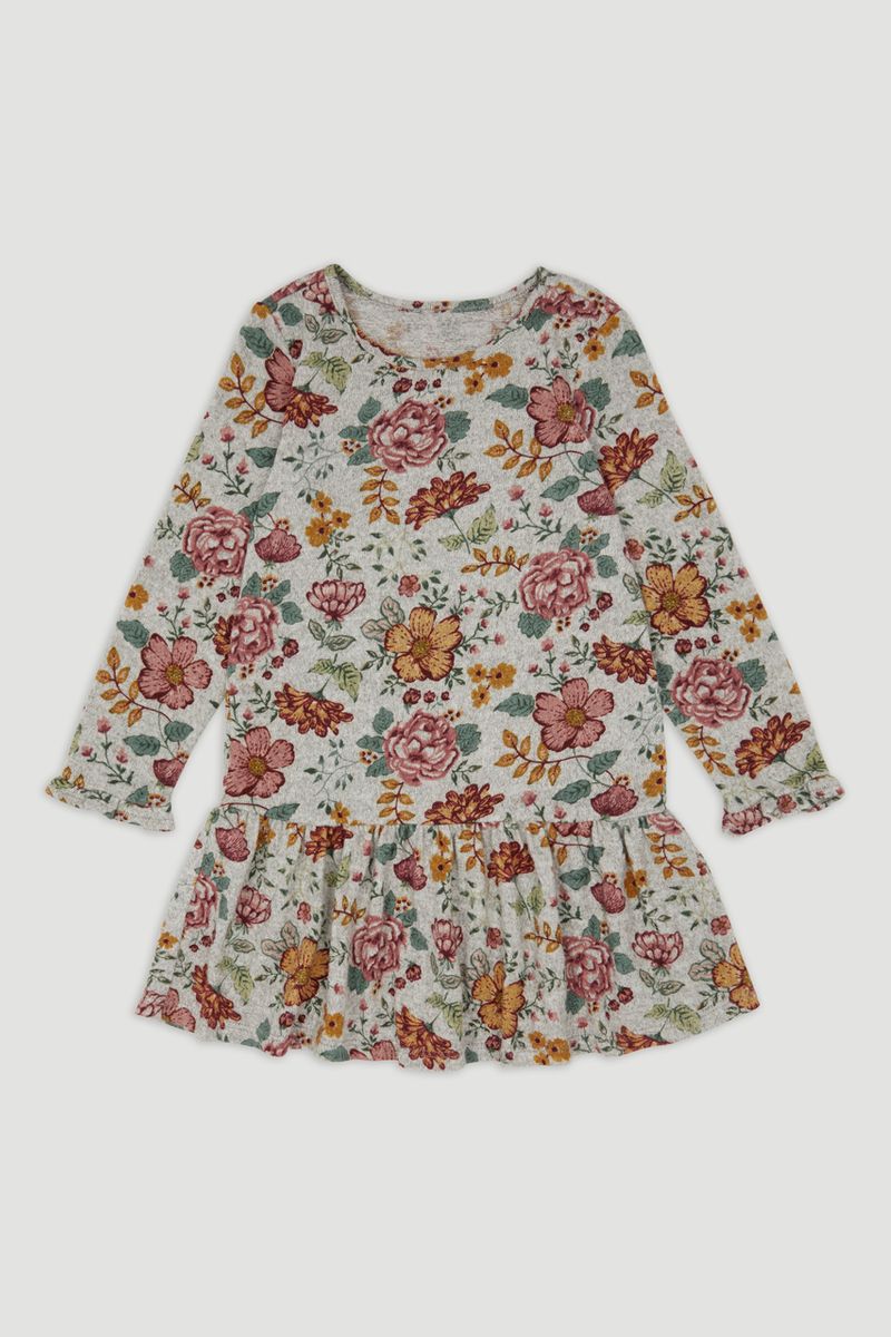 Flower Soft Knitted Dress