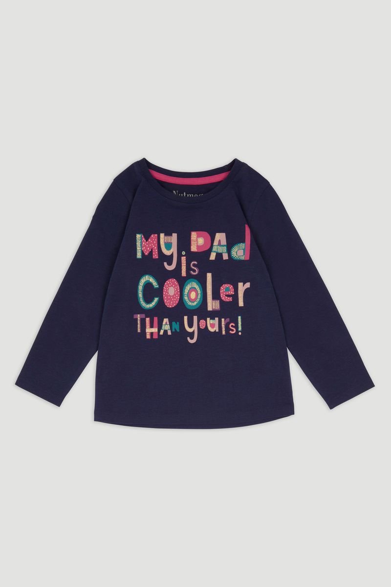 My Dad is Cooler Slogan T-Shirt