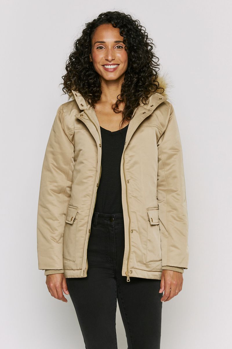 Caramel Parka Coat