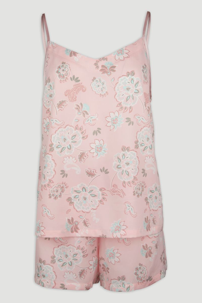 Satin Peach Pyjamas