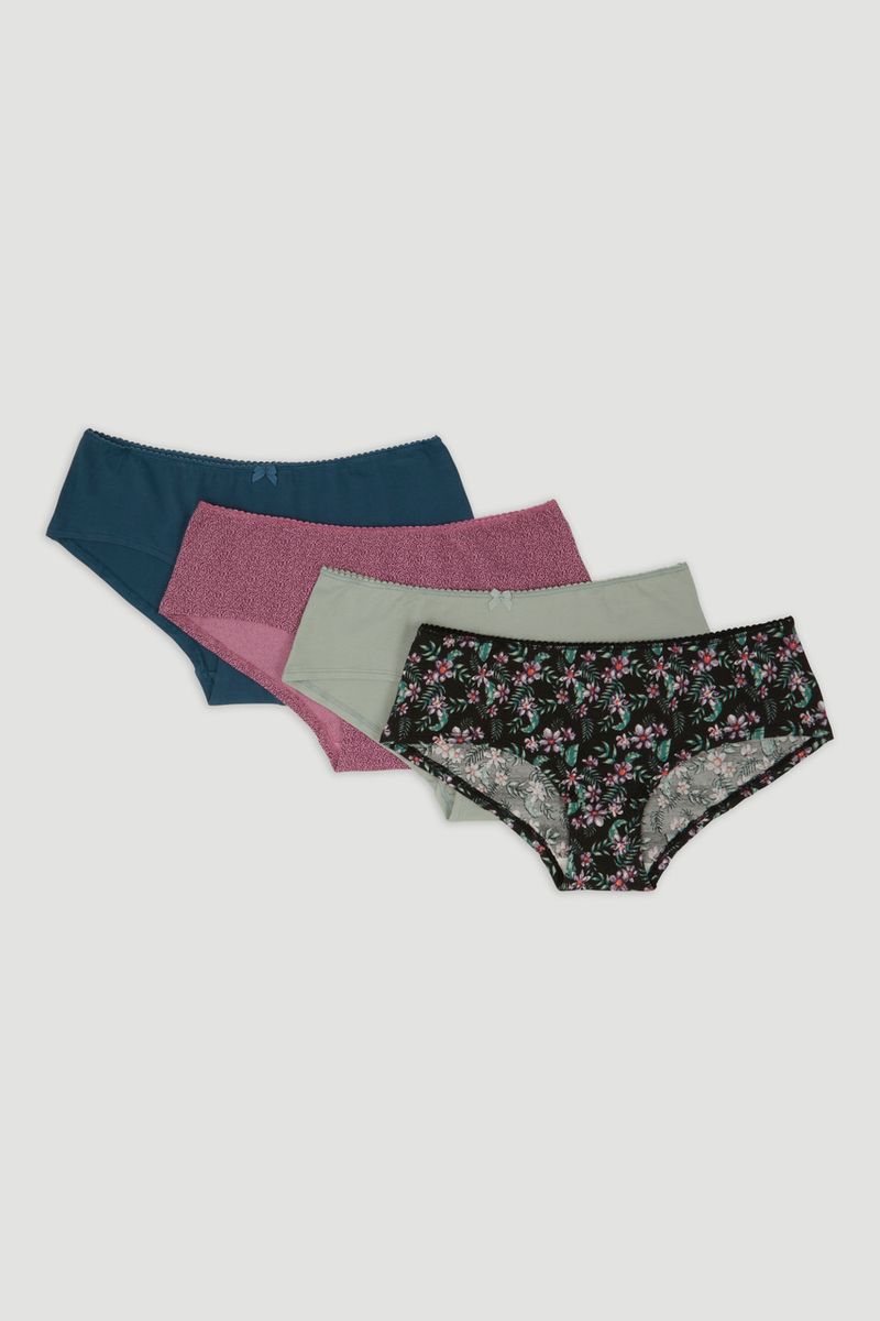 4 Pack Floral Shorts