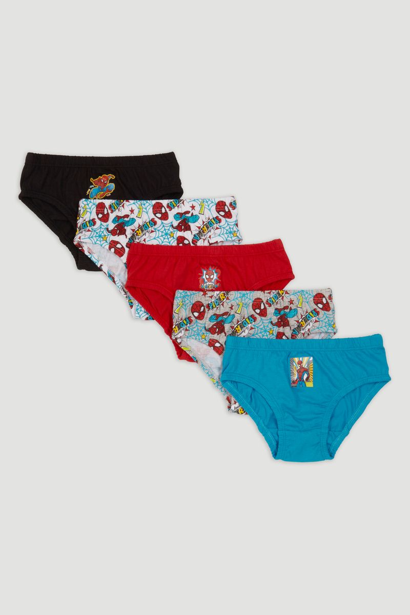 5 Pack Spiderman Briefs