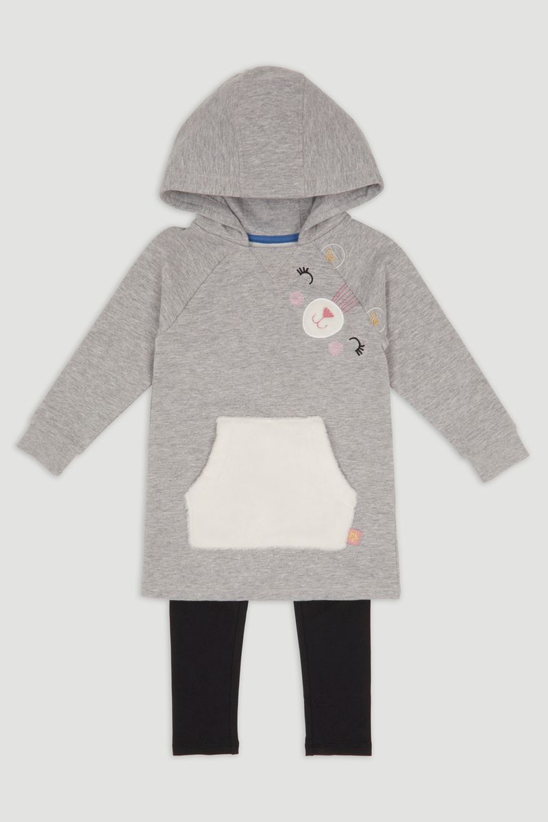 Teddy Bear Sweat Dress Set