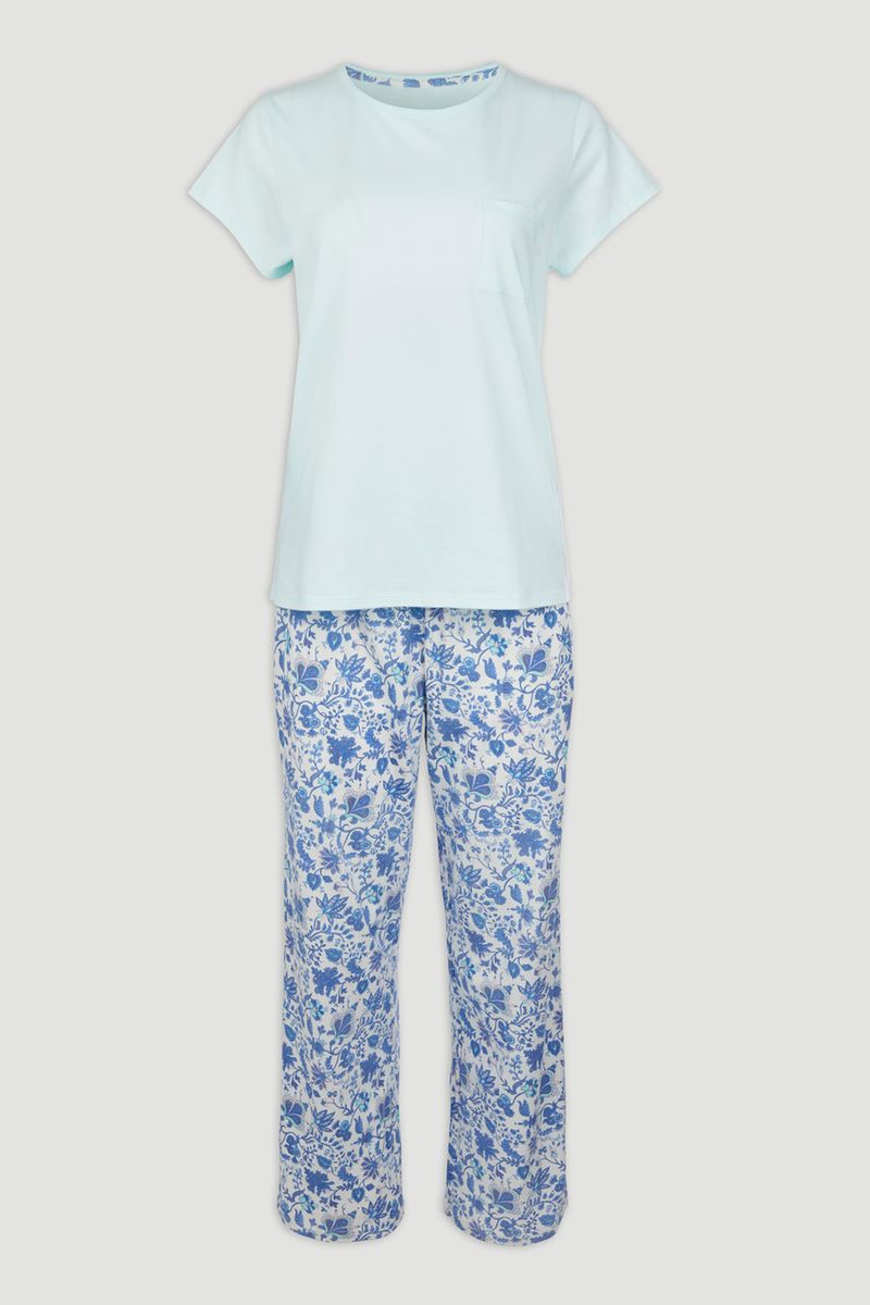 Mint Paisley Pyjamas
