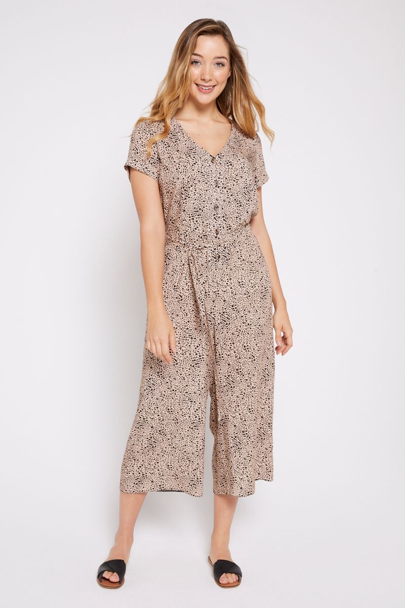 Animal Print Jumpsuit