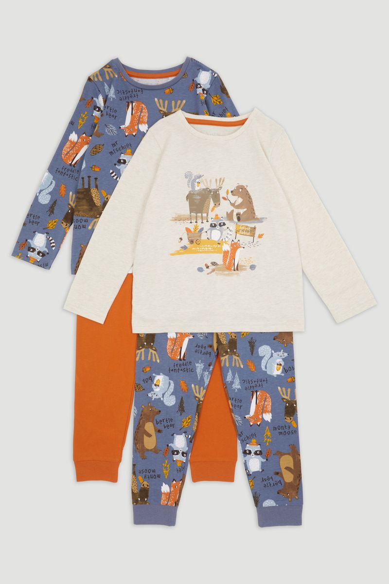 2 Pack Bear Pyjamas