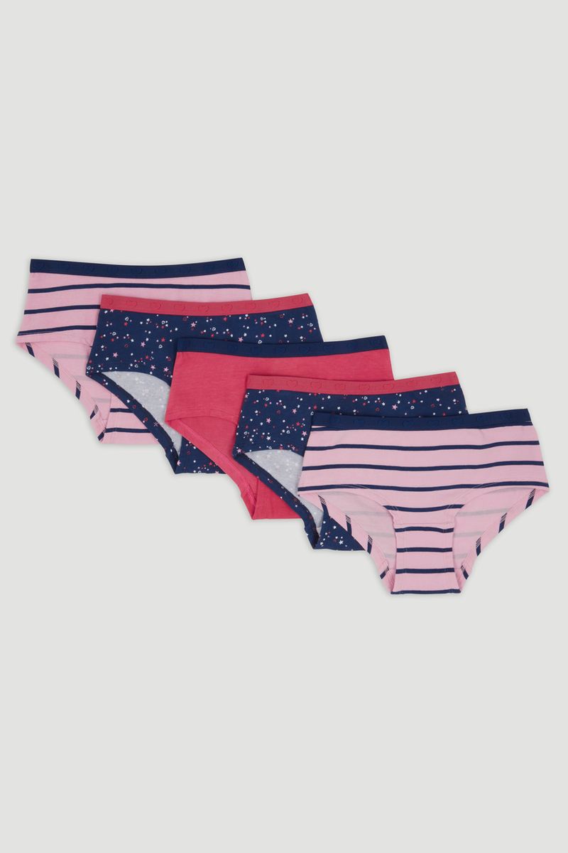 5 Pack Star & Stripe Shorts