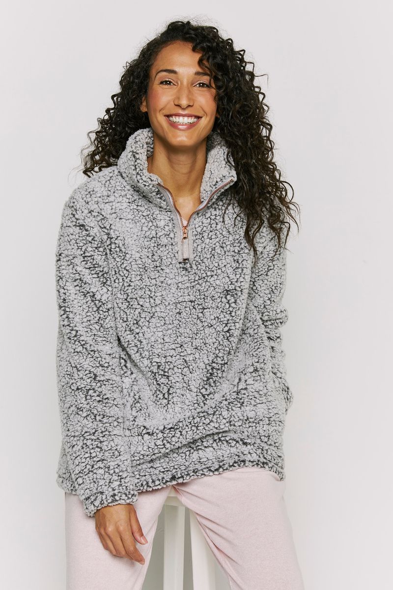 zip fleece jumper