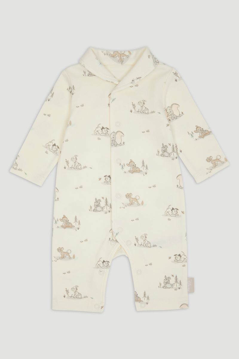 Disney Classics Cream Footless Sleepsuit