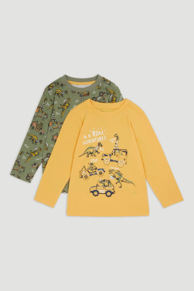 2 Pack Dino T-shirts