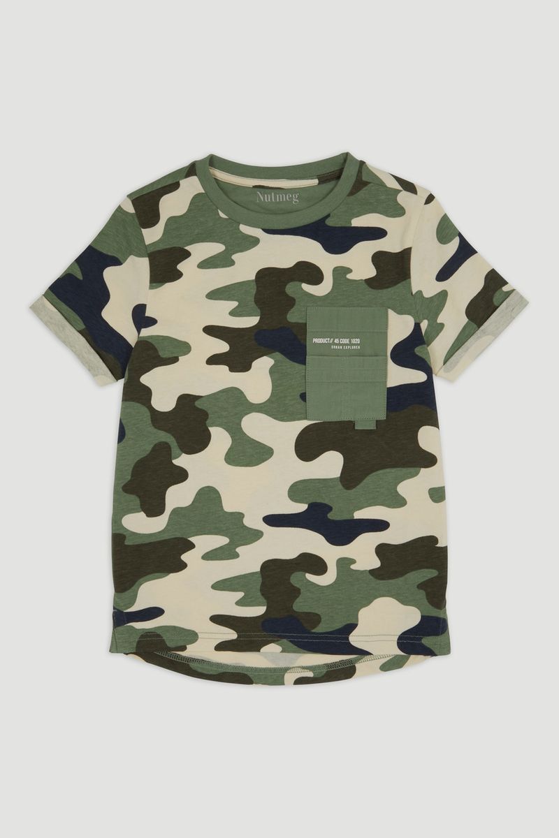 Camo Print T-shirt