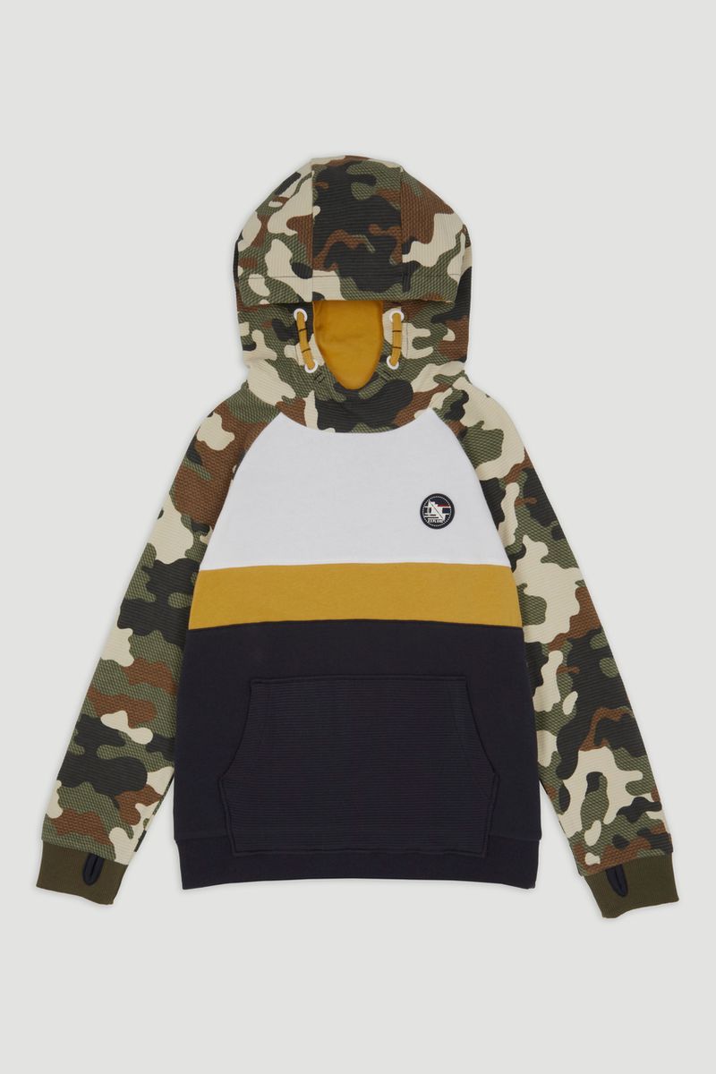 Camo Print Hoodie