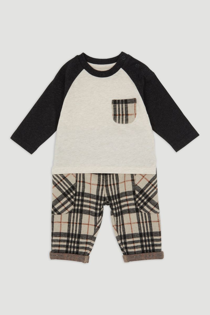Check Trouser Set