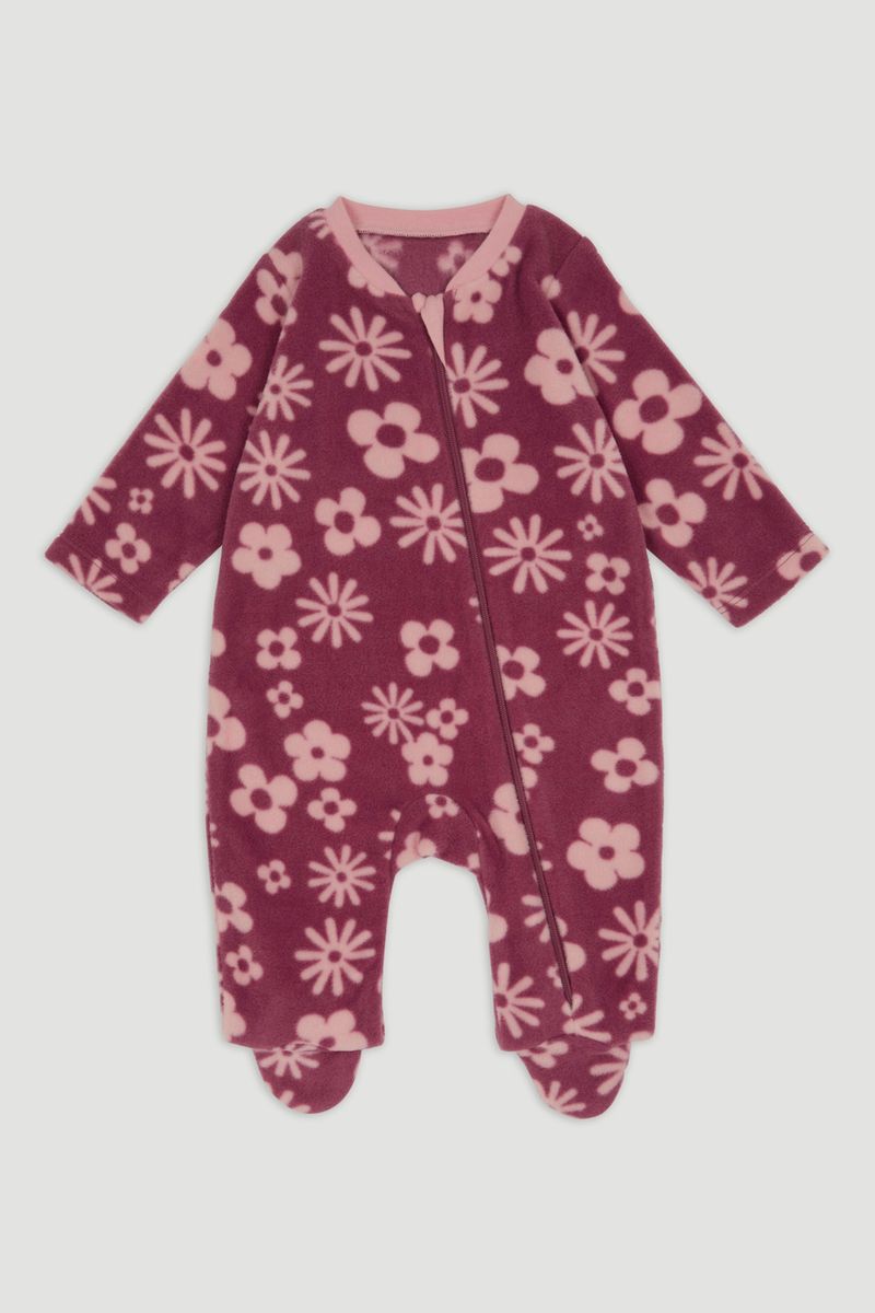 Flower Fleece Onesie