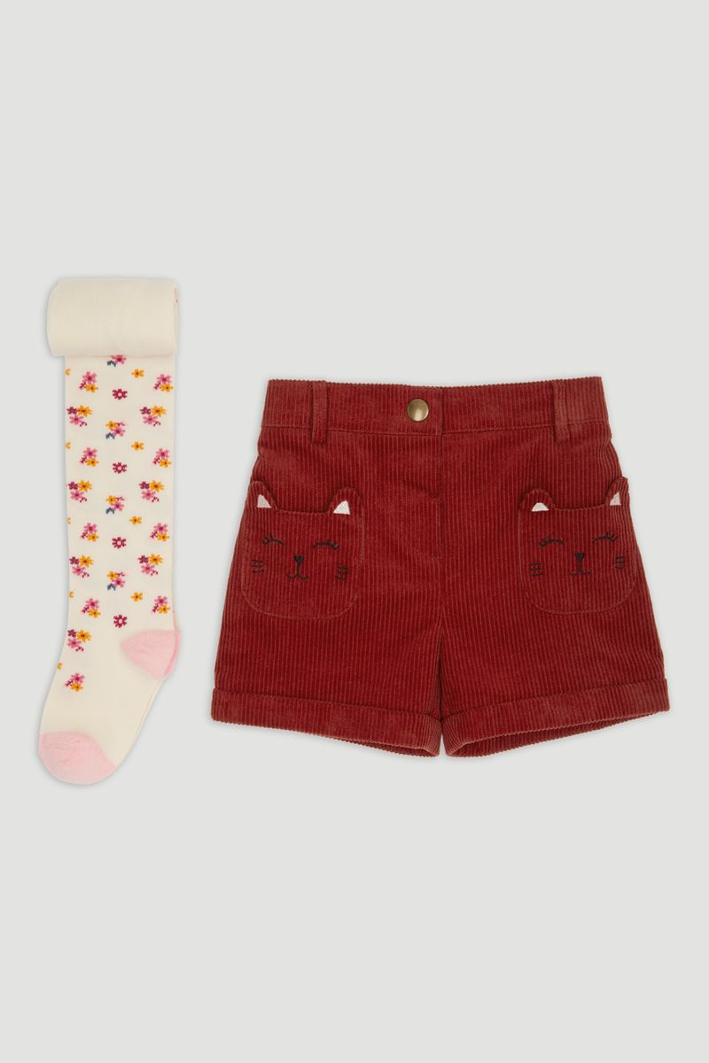 Cat Pocket Shorts & Tights