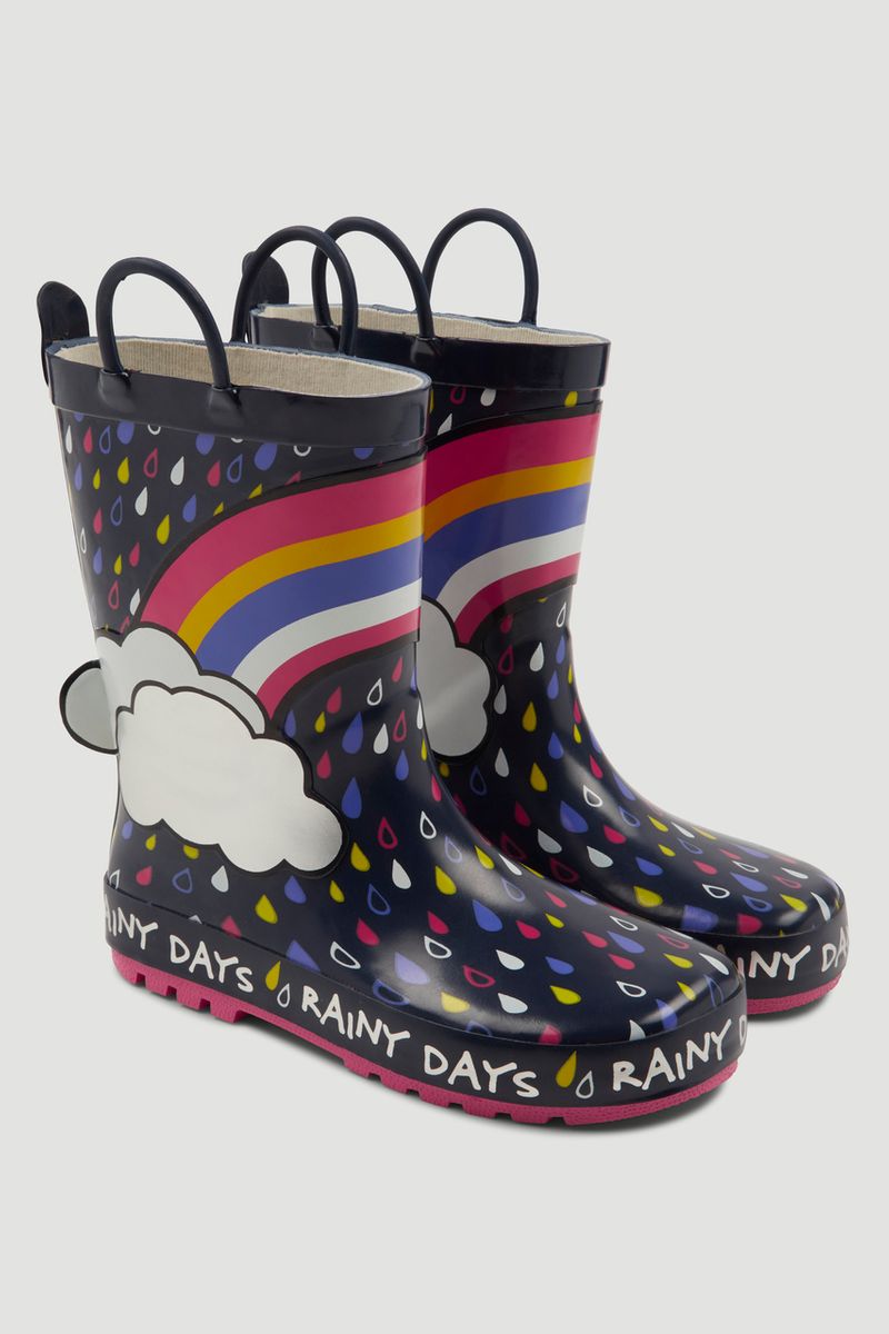 Rainbow Wellies