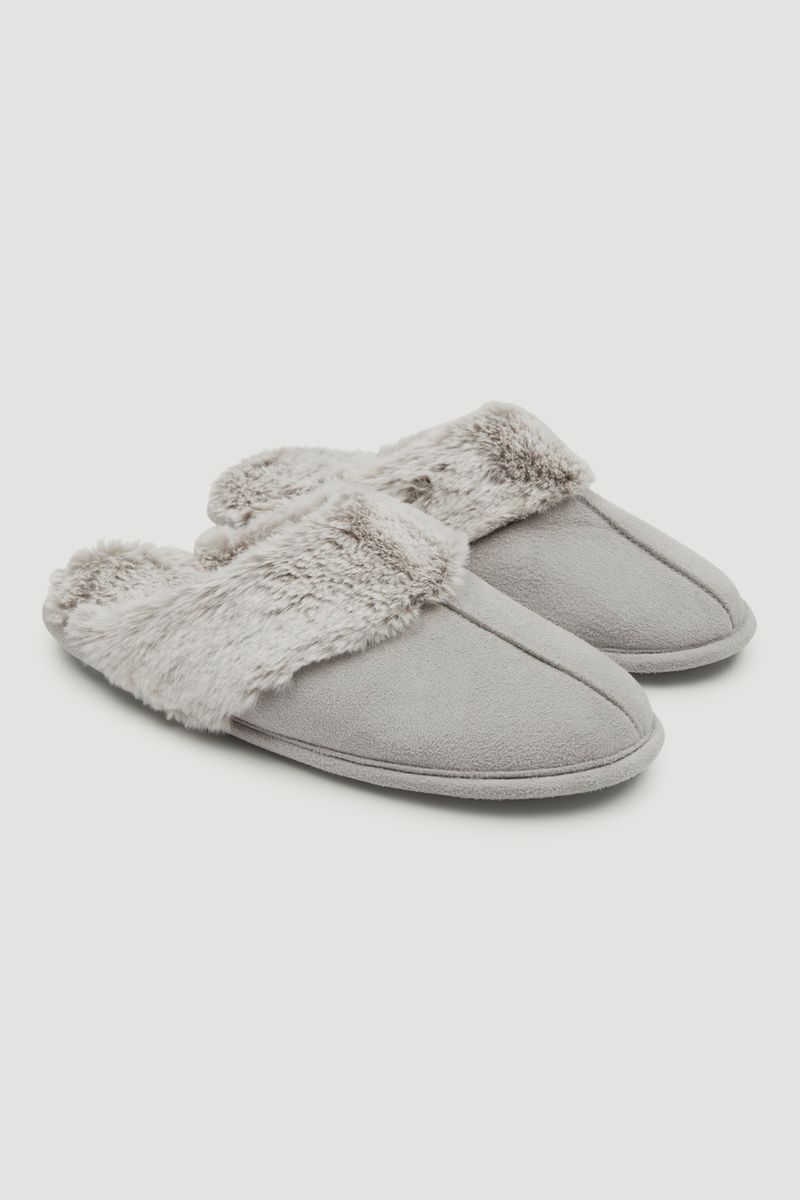 Grey Fur Mule