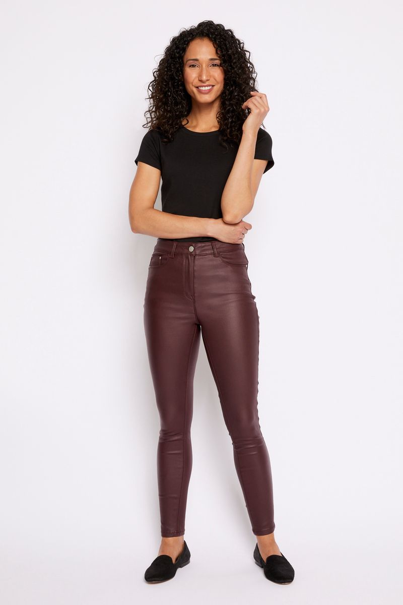 Berry Coated Shaper Jeans
