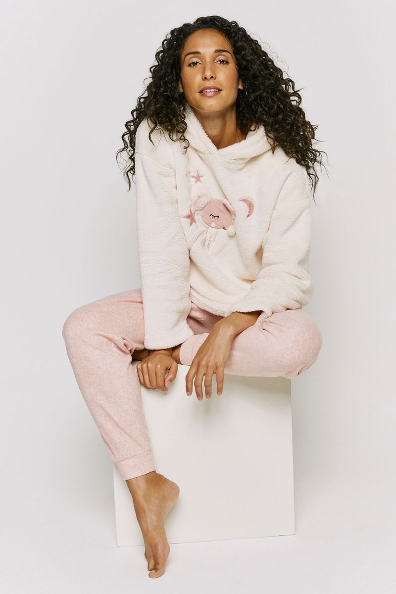Pink Fleece Lounge Set