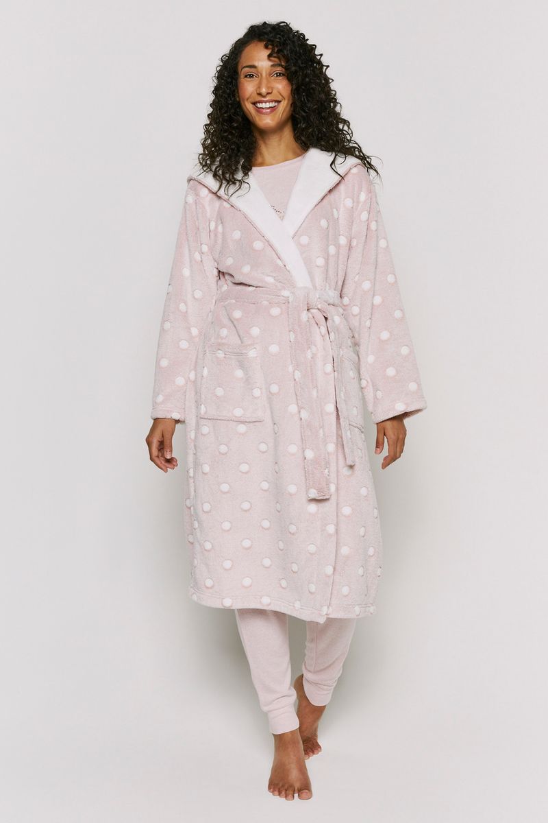 Pink Spot Robe