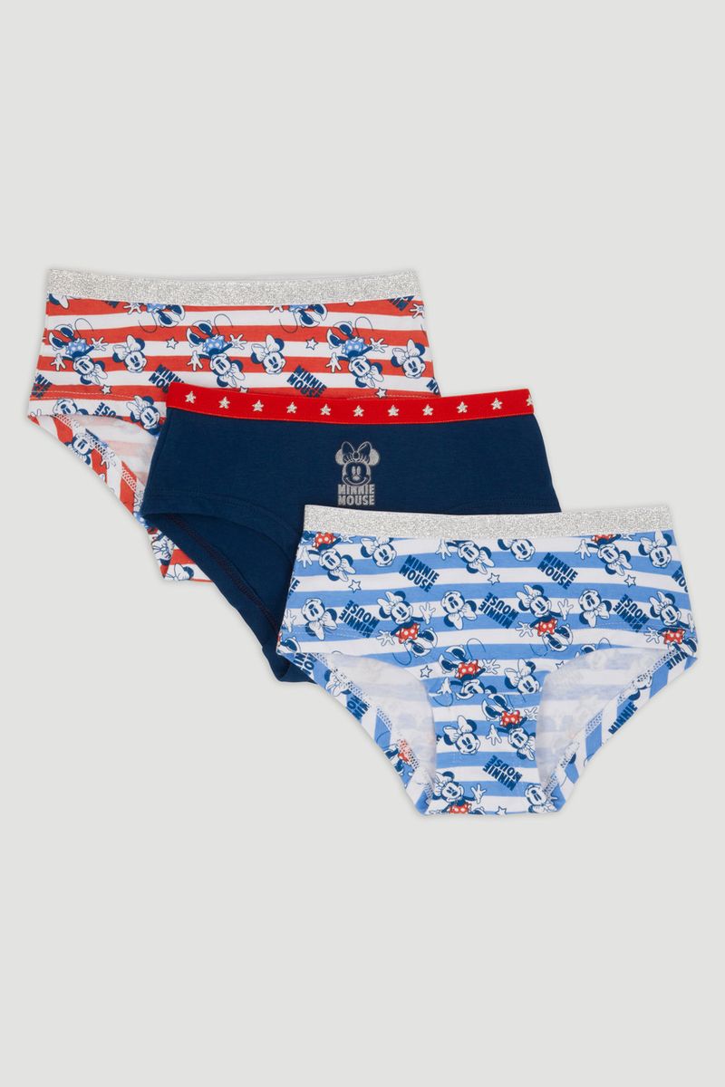 Disney 3 Pack Minnie Mouse Boyshorts