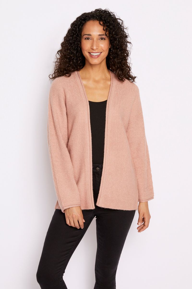 Pink Batwing Cardigan
