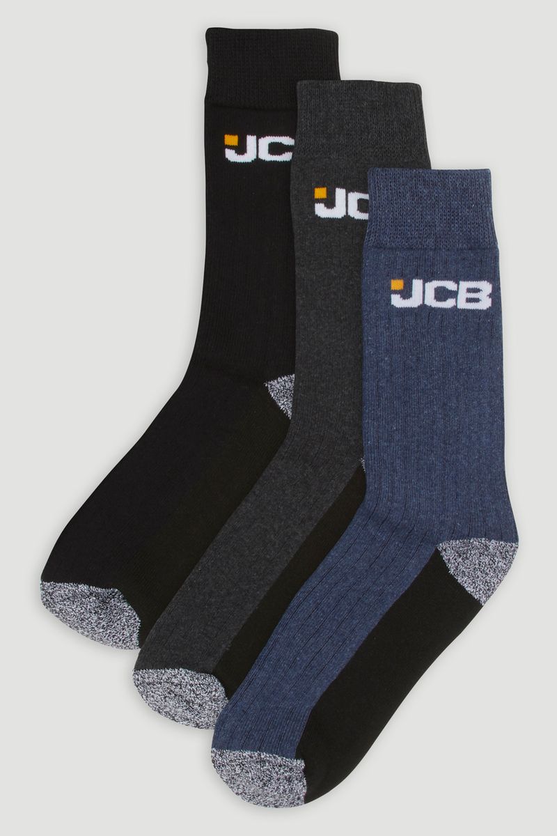 JCB 3 Pack Workwear Socks