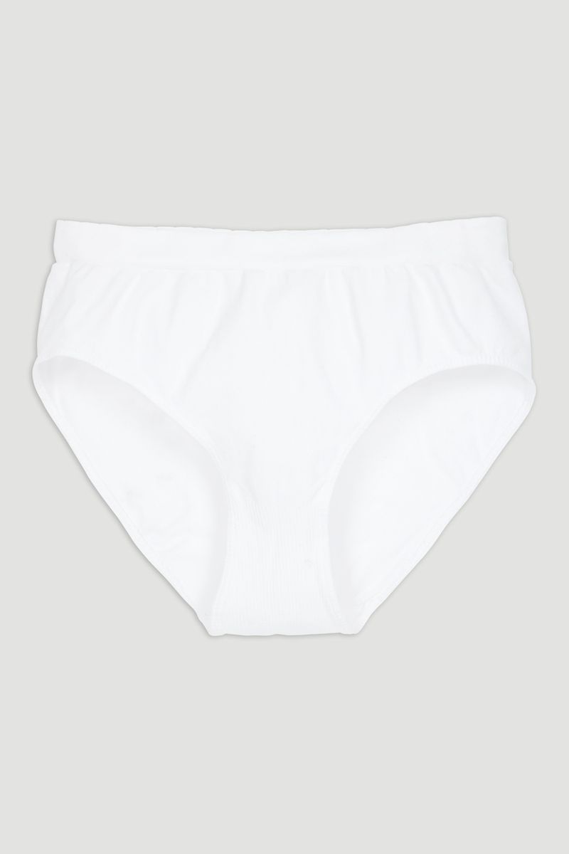 White Seam-Free Full Brief