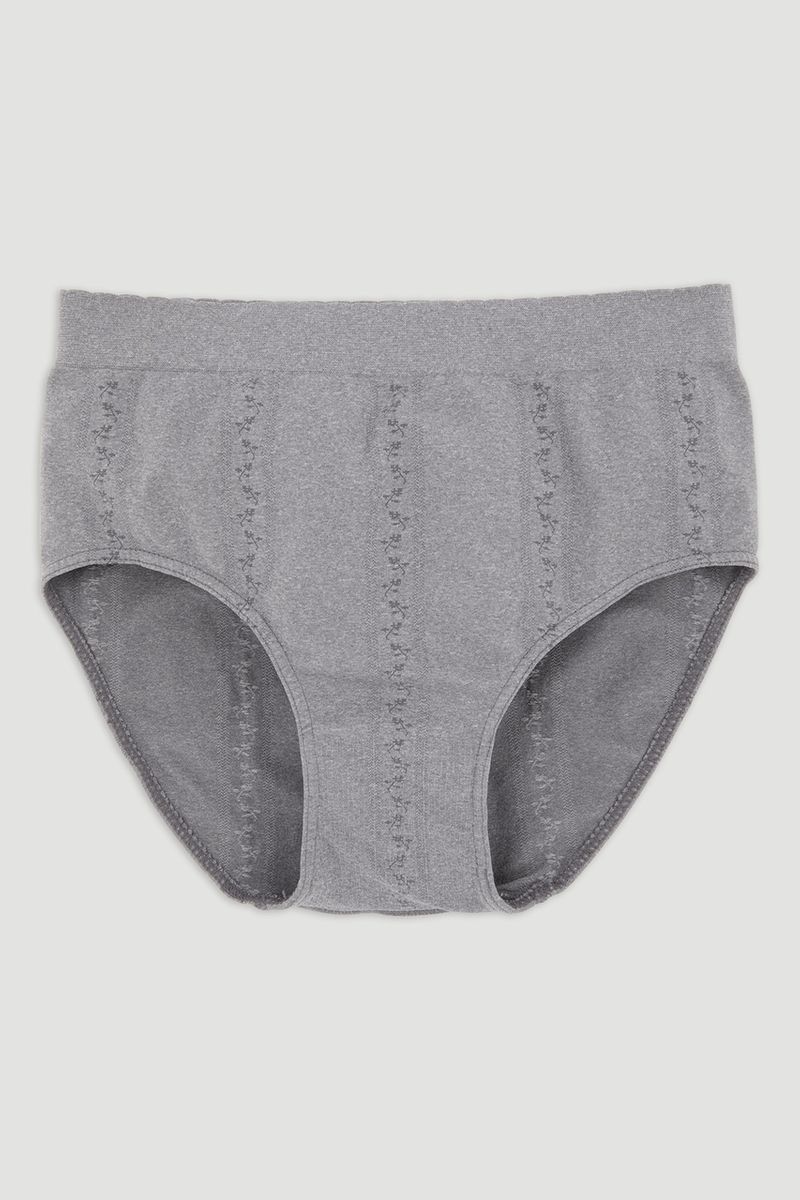 Grey Seam-Free Full Brief