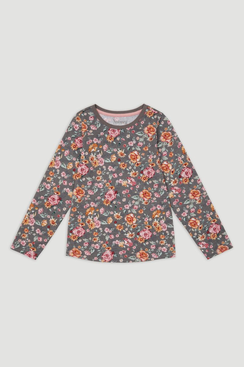 Flower Long Sleeve T-Shirt