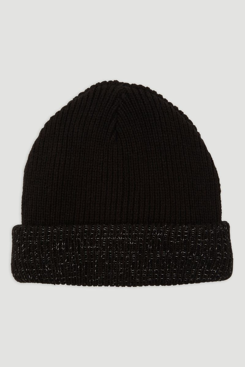 Reflective Trim Beanie Hat