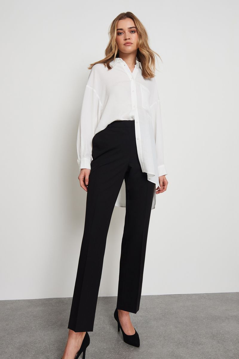 Black Slim Trousers