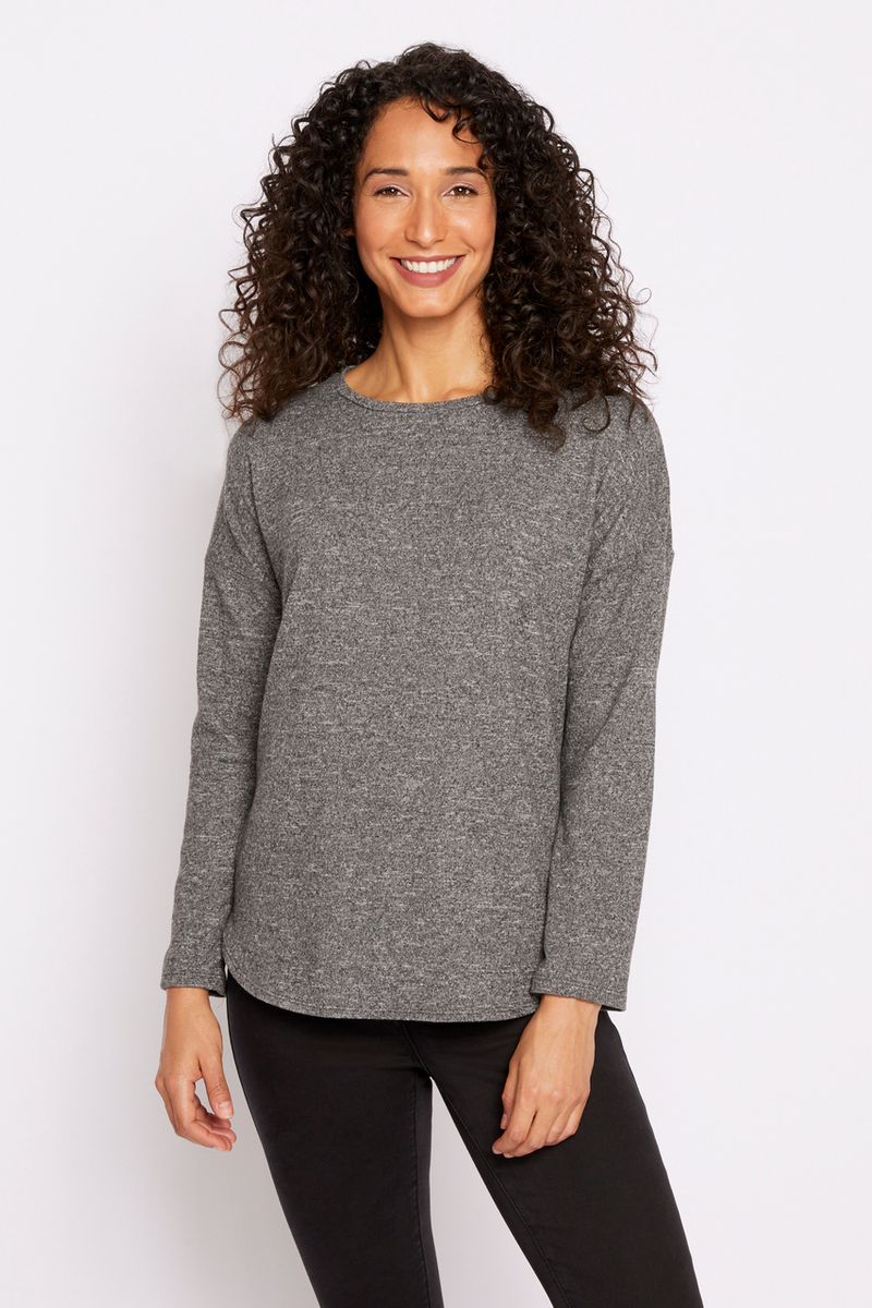Grey Marl Top