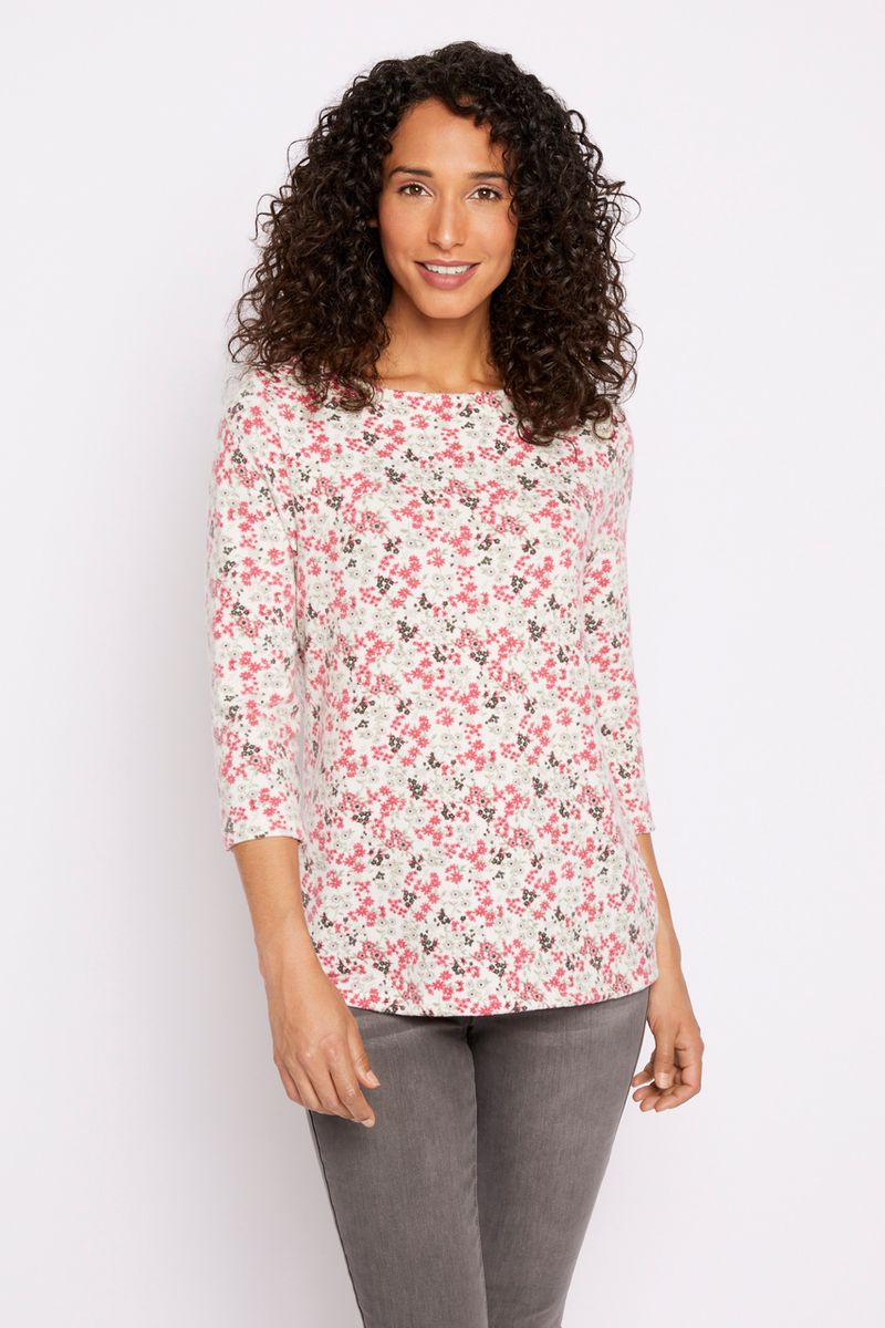 Pink Floral Top