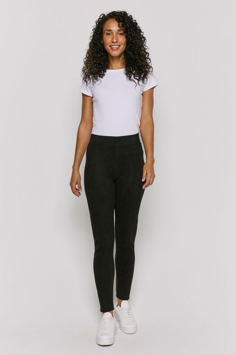 Black Suedette Leggings
